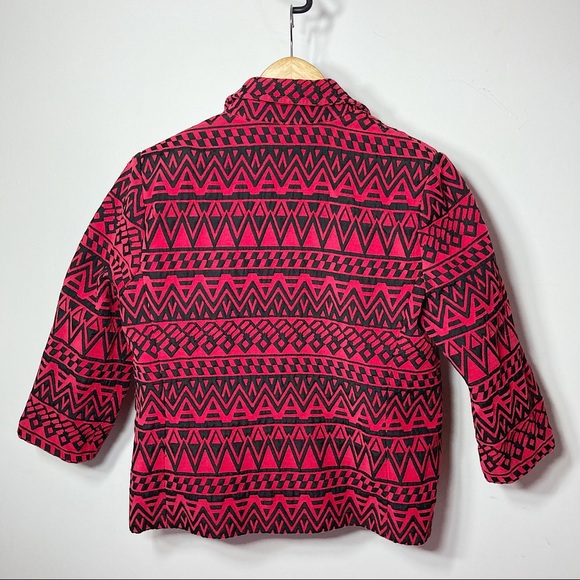 Petite Tribal Weave Blazer - Picture 3 of 7